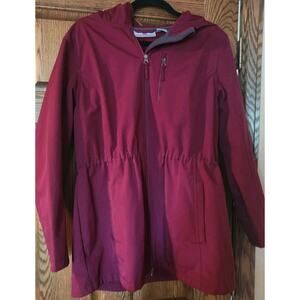 Free Tech Women's Pomegrante Raincoat/Windbreaker Size 16-18